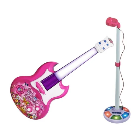 Set Infantil Micrófono y Guitarra con Luces y Sonido 001
