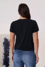 REMERA CROP BELLE Negro