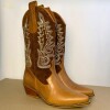 Bota Cuero Tejana Miel/canela