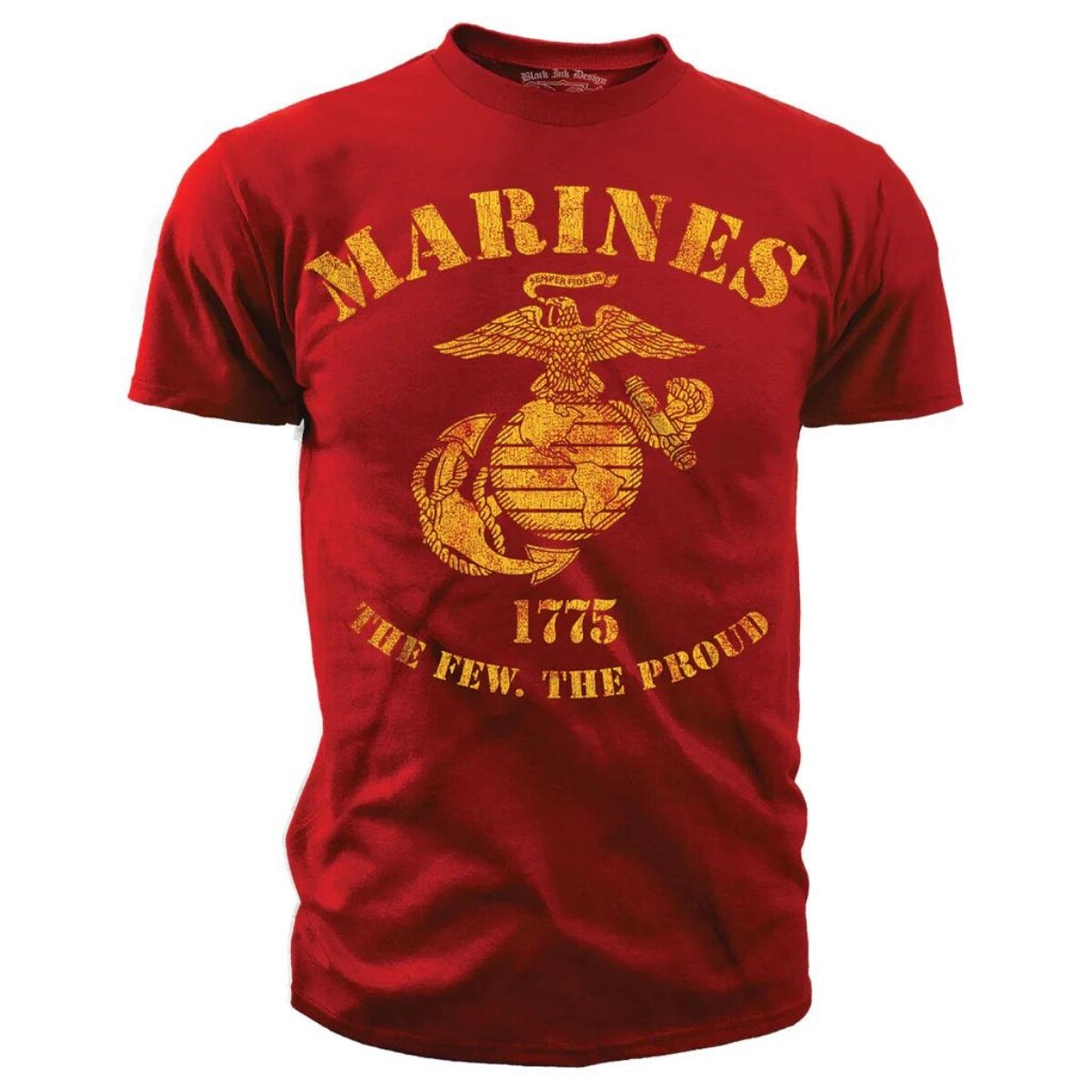 Remera con diseño militar - Black Ink - The Few The Proud - Marines 