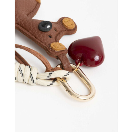 Llavero Y Bag Charm Oso Combinacion Multicolor