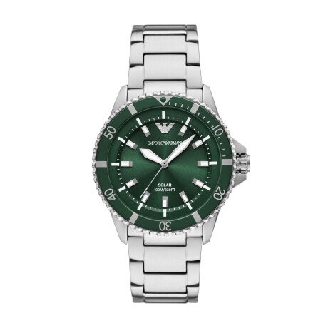 Reloj EMPORIO ARMANI WORD EXPLORER Acero Plateado Esfera 42mm 0