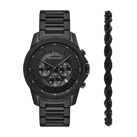 Reloj ARMANI EXCHANGE BANKS Acero Negro Esfera 44mm 0