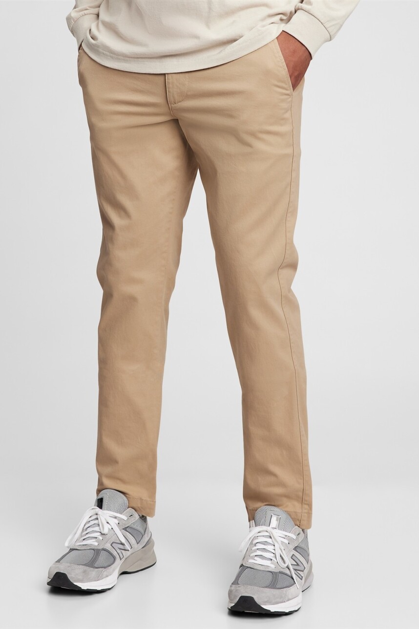 Pantalón Khaki Slim Hombre Iconic Khaki