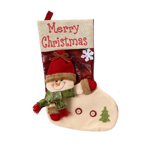 Botas navideñas Beige