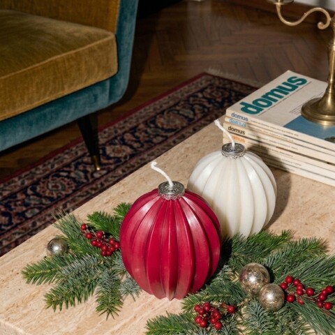 Vela chirimbolo de navidad Blanco