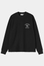 L/S Eightynine Waffle T-Shirt Negro