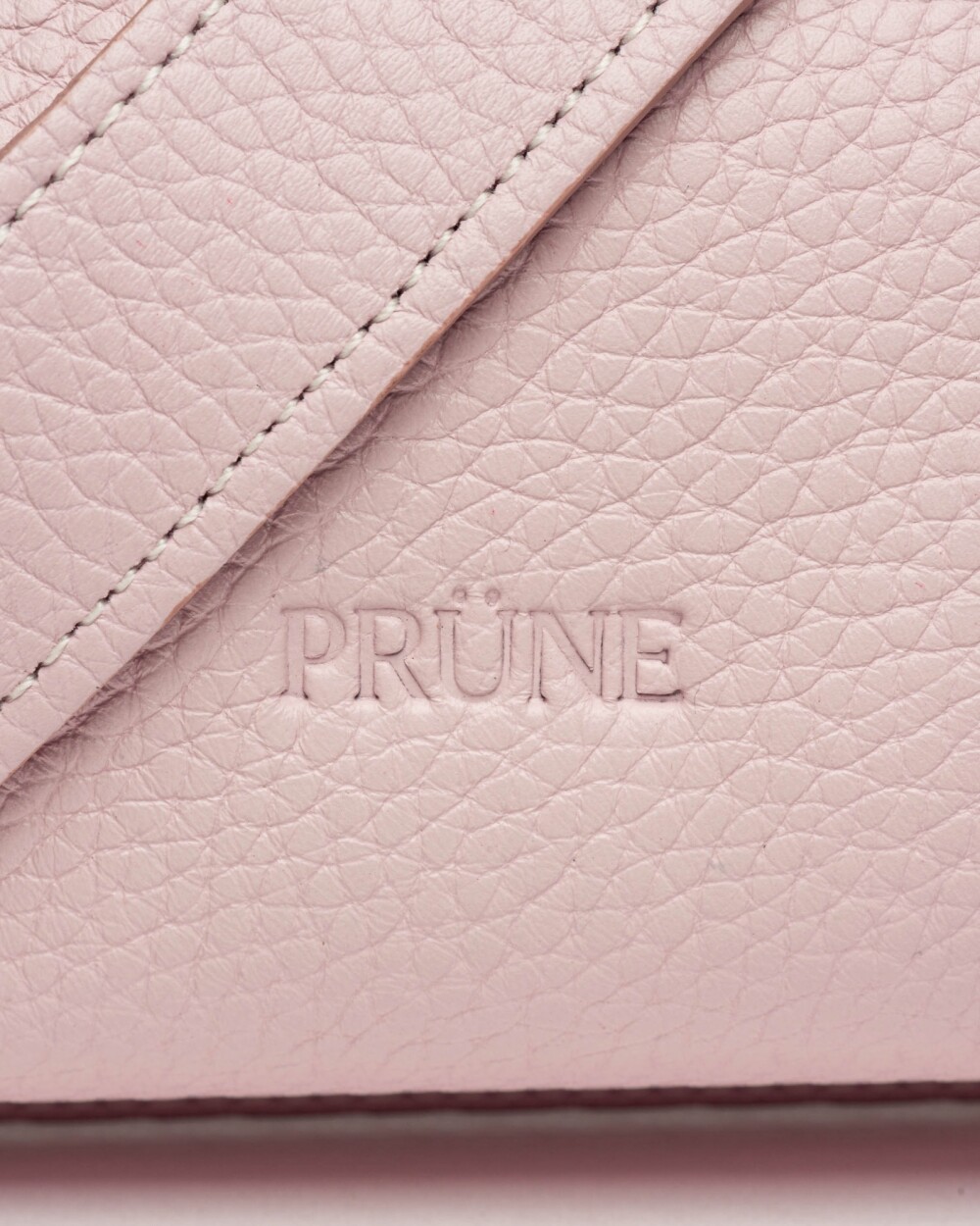 Mini bag Anya en cuero graneado Rosa