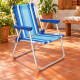 Silla Infantil Alta Aluminio AZUL