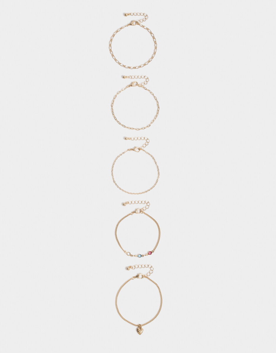 Pulseras Flexibles Sets De Metal 