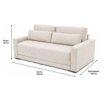 SOFÁ CAMA CASTER QUEEN SOFÁ CAMA CASTER QUEEN