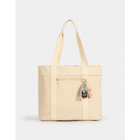 Cartera Shopper Blanco Crudo