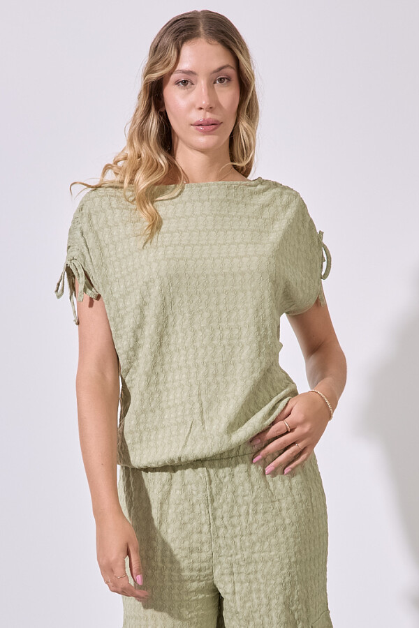 Blusa Texturada VERDE