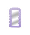 Espejo de tocador con marco en forma de ondas Violeta