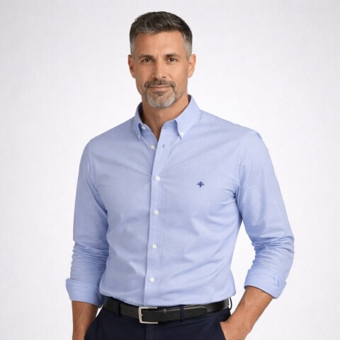 CAMISA SPORT Celeste claro