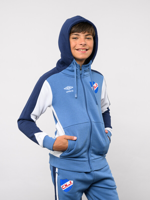 Campera Grav Nacional Junior PAzul Marino, Blanco