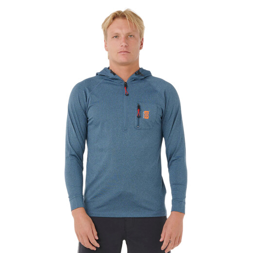 Lycra Rip Curl Search UPF - Azul Lycra Rip Curl Search UPF - Azul