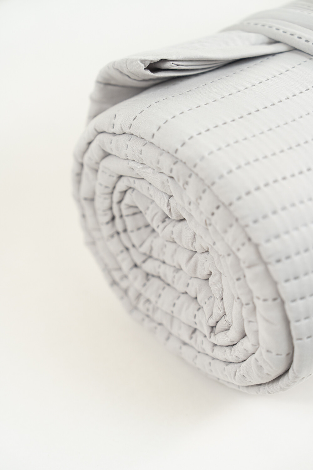 Cubrecama 2 Plazas Microfibra Washed Gris