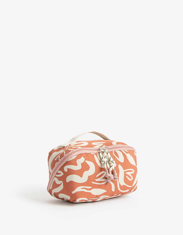 Porta Cosméticos Organizador de Carteras Porta Cosméticos - Estampado Flores