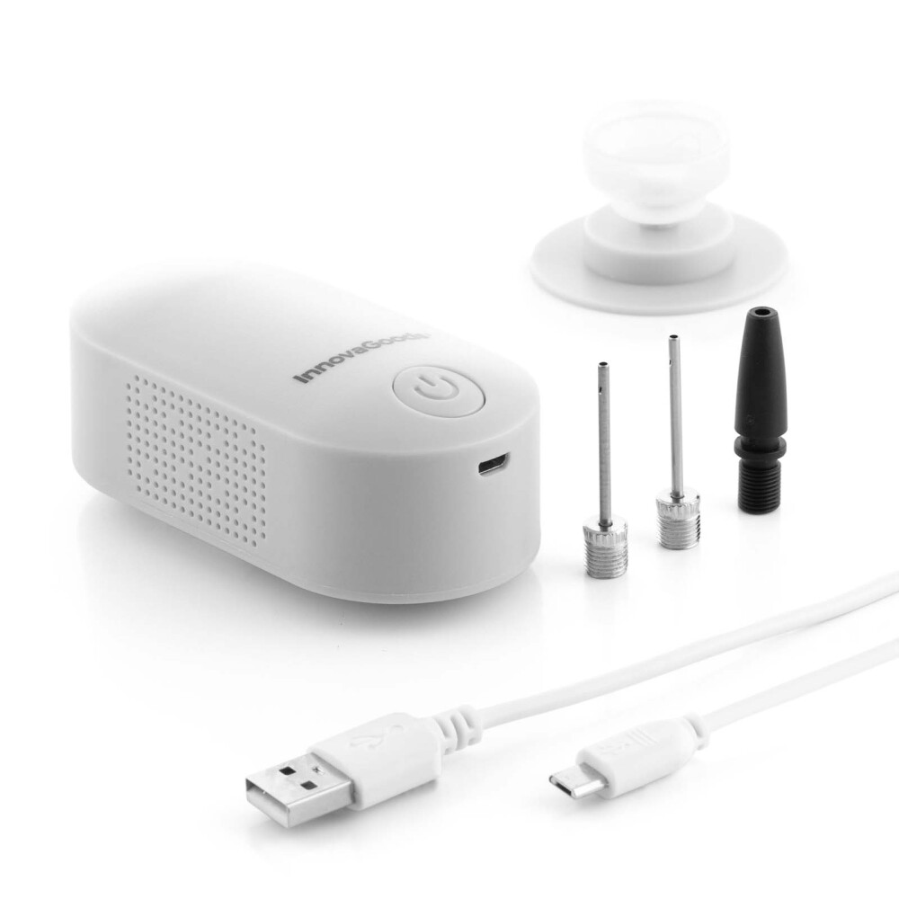 INFLADOR BOMBA VACÍOREC 2EN1 ABS GRIS INNOVAGOODS