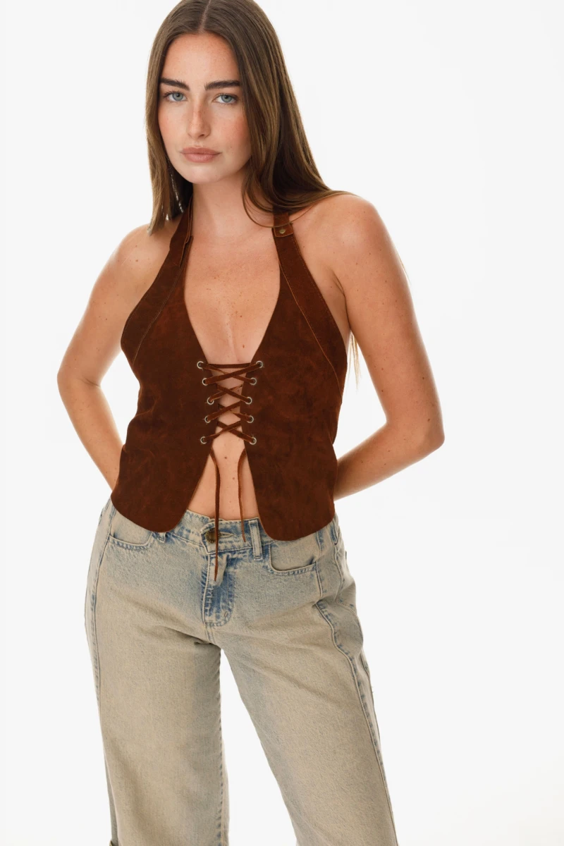 Top Leather Calluna marron s