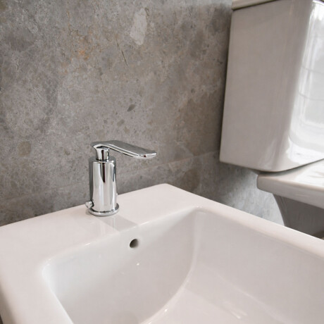 Griferia De Bidet Monocomando Aqualia Cromado Con Transferencia 000