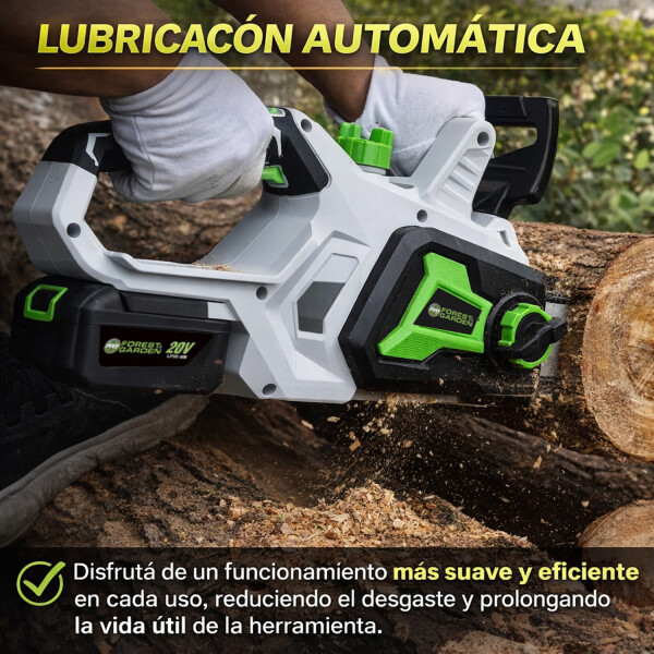 Motosierra Fyg 12" 20v Batería 2ah Cargador MOTOSIERRA ELECTRICA 12 FOREST E912C1