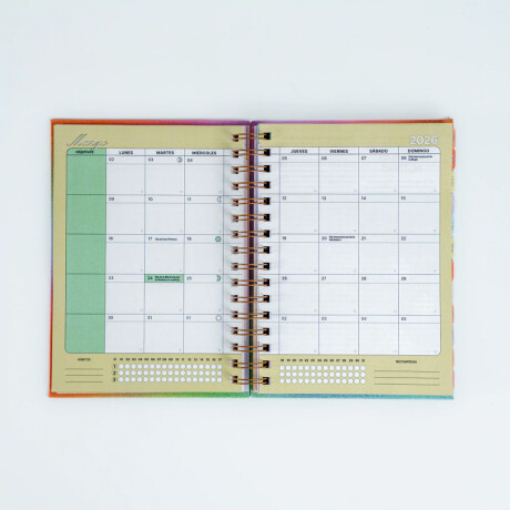 Agenda 2026 con stickers Tigres Sc