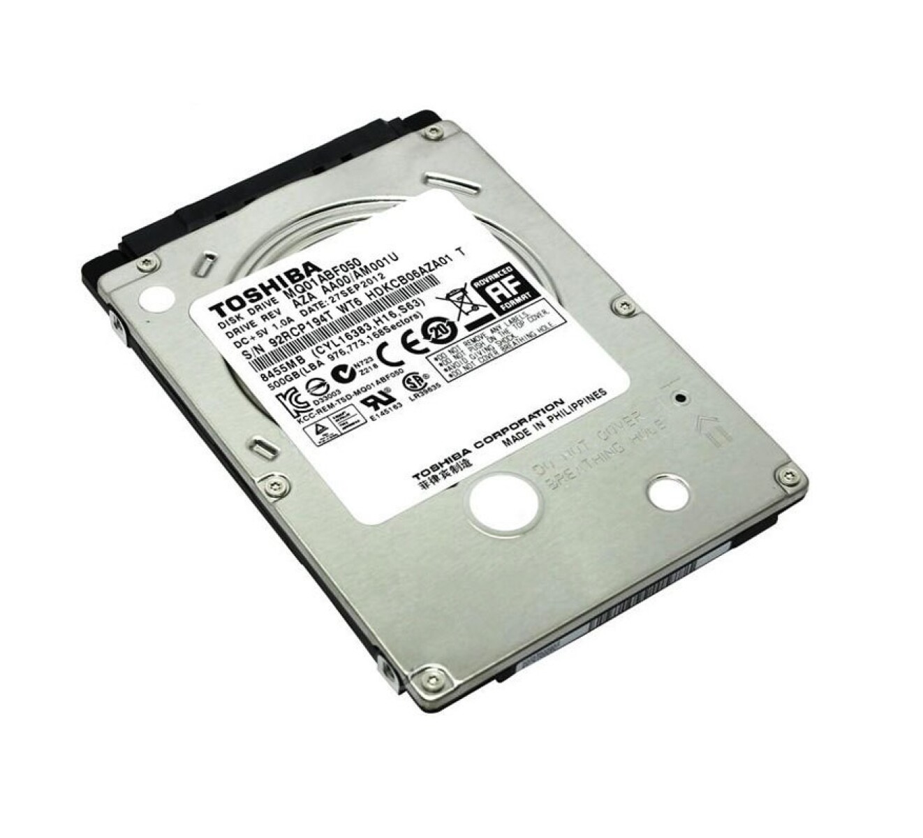 Disco Duro Notebook 500GB 2.5'' Sata 