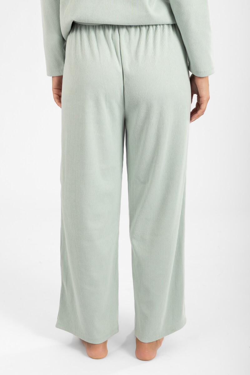 Pantalon cosy Verde claro