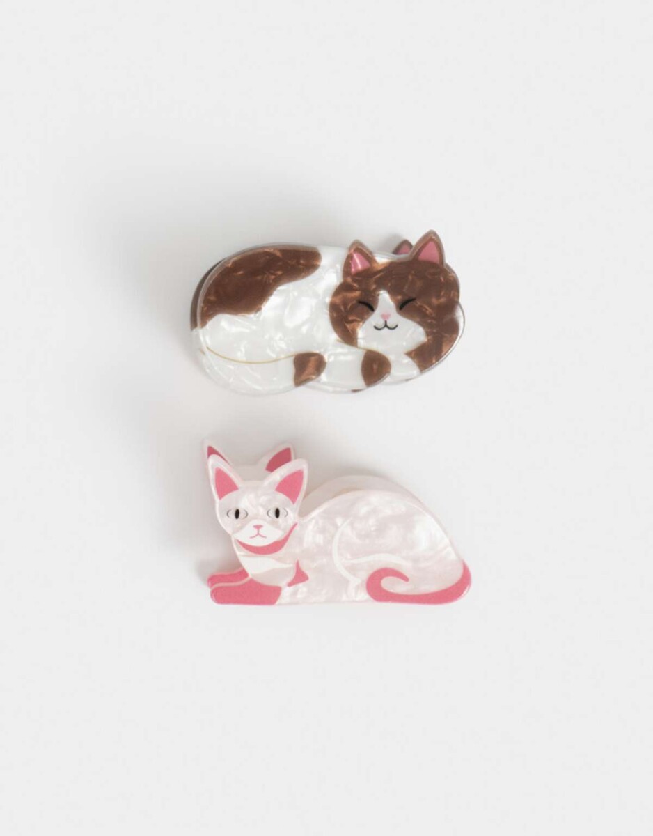 Set De Broches Animalitos - Combinacion Bicolor 