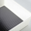 BANDEJA CUADRADA PLAST BLANCO 17X17X5CM Unica