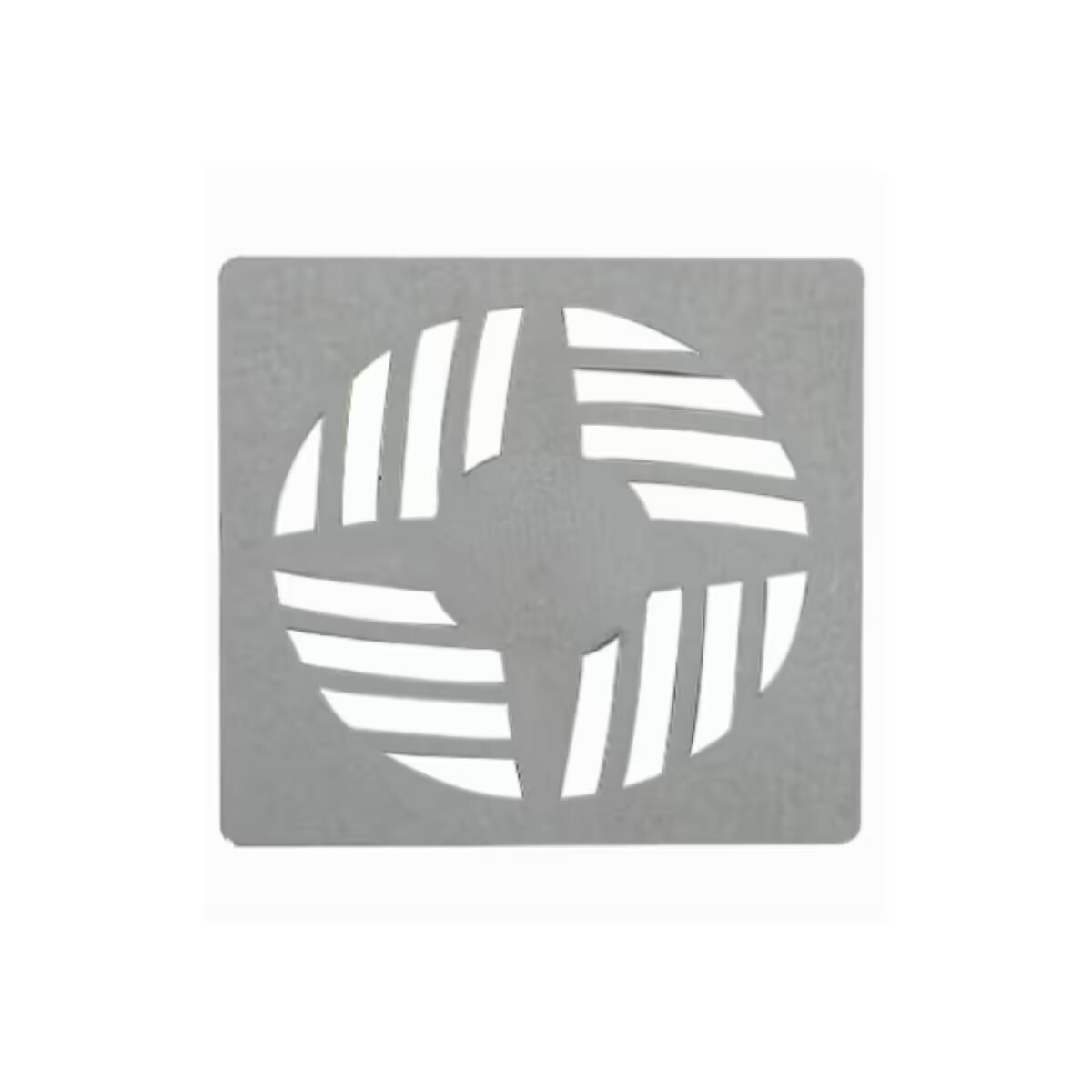 Rejilla Plástico Cromado 10x10 Cm 