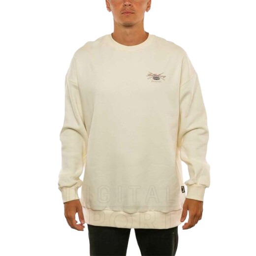 Buzo Billabong New Company Over Crew - Beige Buzo Billabong New Company Over Crew - Beige
