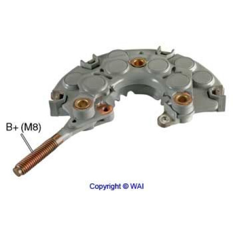 PLACA RECTIFICADORA TOYOTA DENSO 12V 113MM TRANSPO PLACA RECTIFICADORA TOYOTA DENSO 12V 113MM TRANSPO