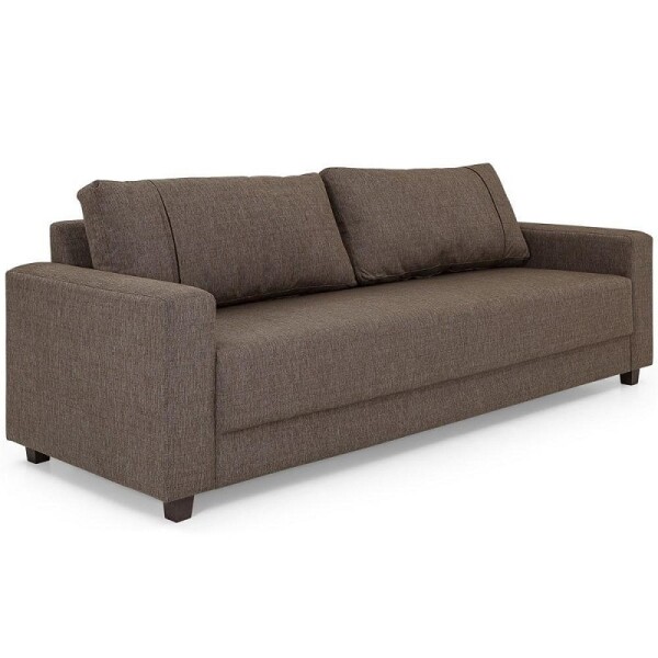 SOFA 3 CUERPOS - TAPIZADO TELA MARRÓN OSCURO SOFA 3 CUERPOS - TAPIZADO TELA MARRÓN OSCURO