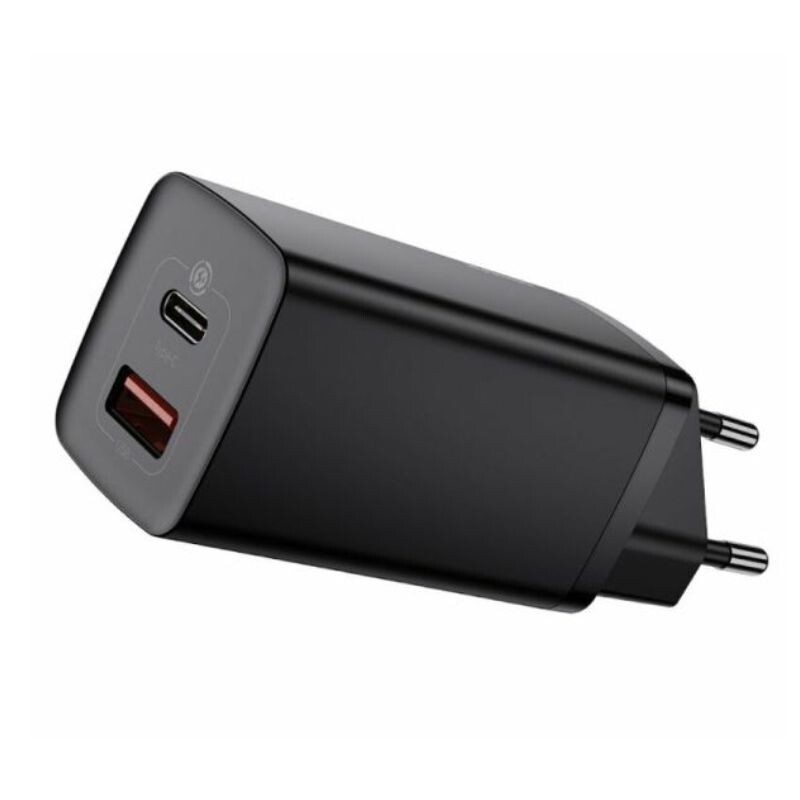 Adaptador De Carga Baseus 65W GaN2 Dual Usb + Usb-C CCGAN2L Adaptador De Carga Baseus 65W GaN2 Dual Usb + Usb-C CCGAN2L