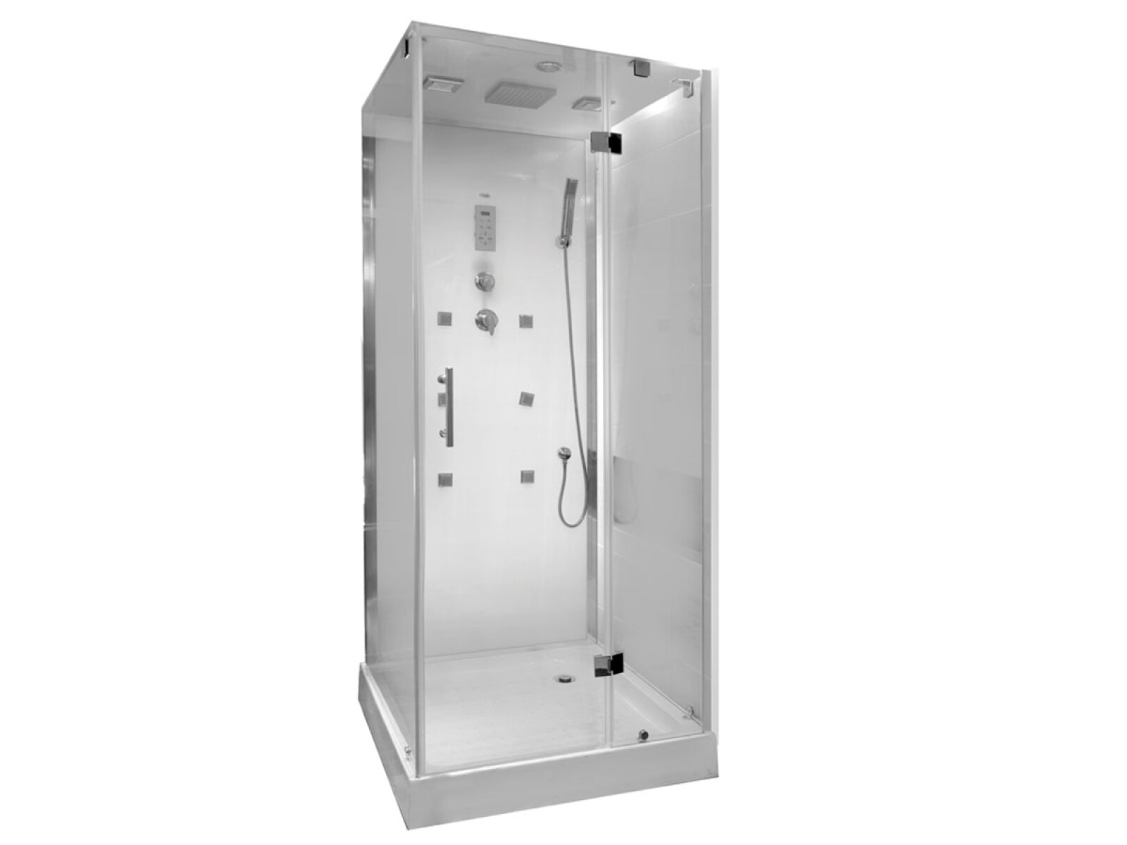 Cabina de ducha Aquasystem 90-90-223 cm hidromasaje - cabina de ducha de  diseño - muebles de baño