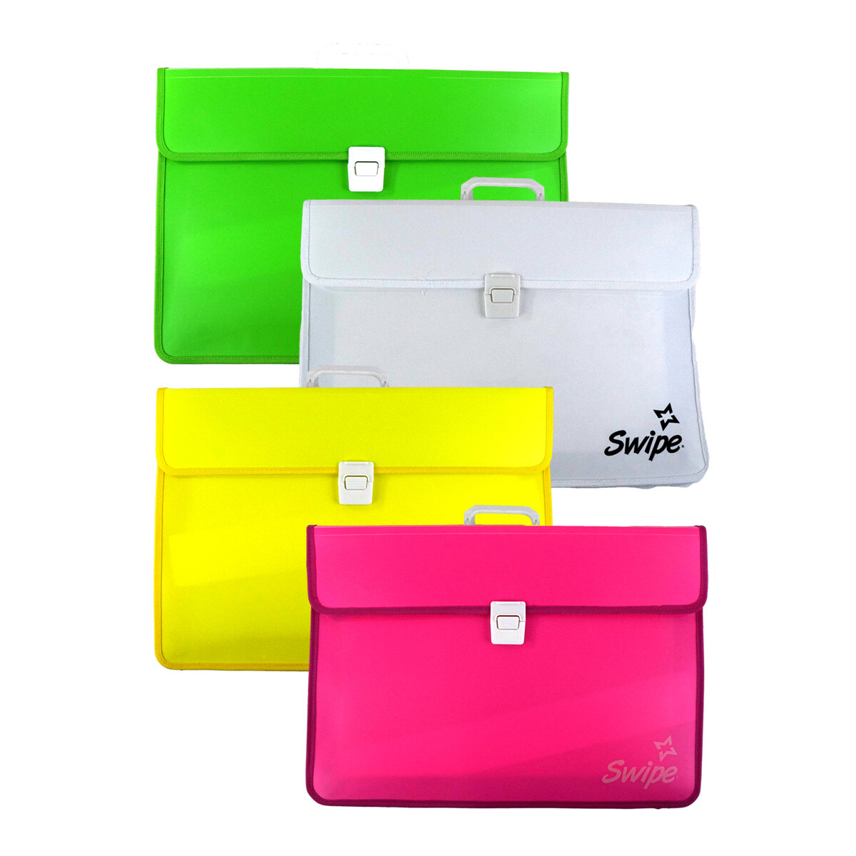 Carpeta de pvc con asa 1/4w 