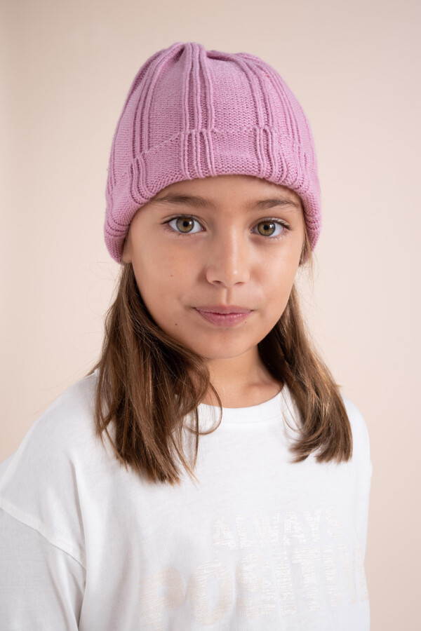 Gorro liso Rosa