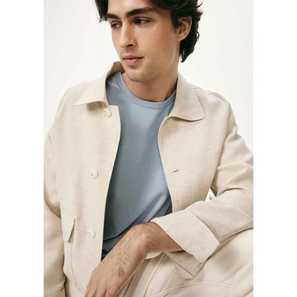 CAMISETA MM MASC - AZUL CLARO 