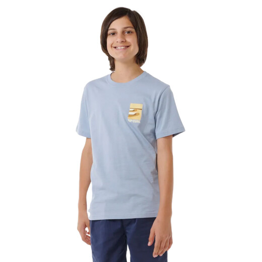 Remera Rip Curl Surf Revival Lined Up Tee - Niño Remera Rip Curl Surf Revival Lined Up Tee - Niño