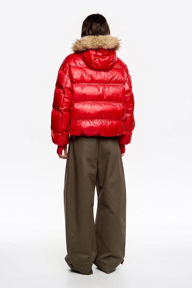 CHAQUETÓN ACOLCHADO Rojo