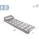 INTEX COLCHONETA INFLABLE ALMOHADA + 18 POSAVASOS PARA ADULTOS GRIS 188X71 CMS Intex Colchoneta Inflable Almohada + 18 Posavasos Para Adultos Gris 188x71 Cms