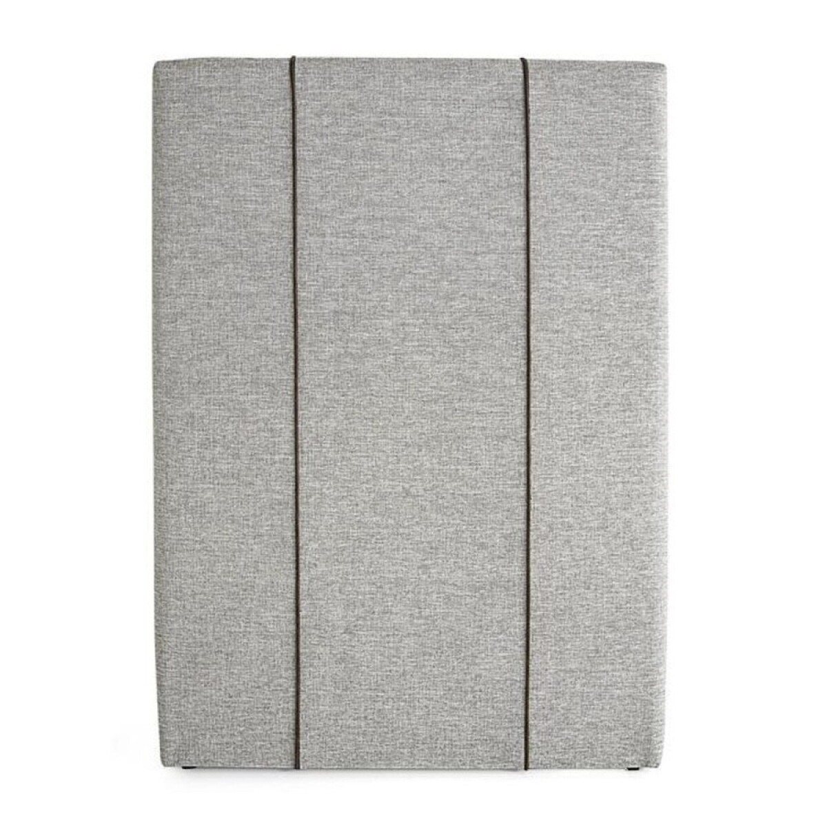 Respaldo de sommier 1 plaza - Color gris con puntitos negros y blancos 