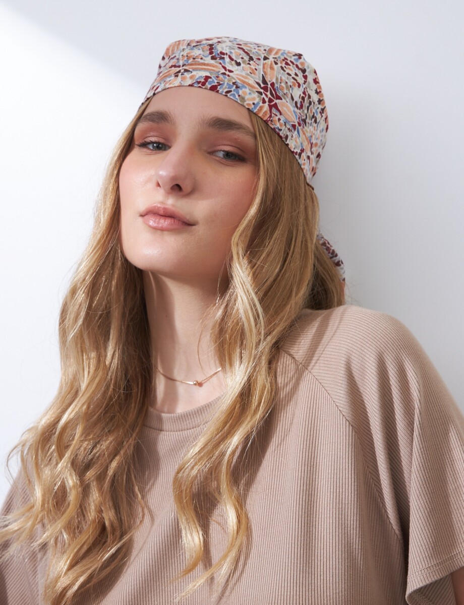 Remera Crop Rib - Khaki 