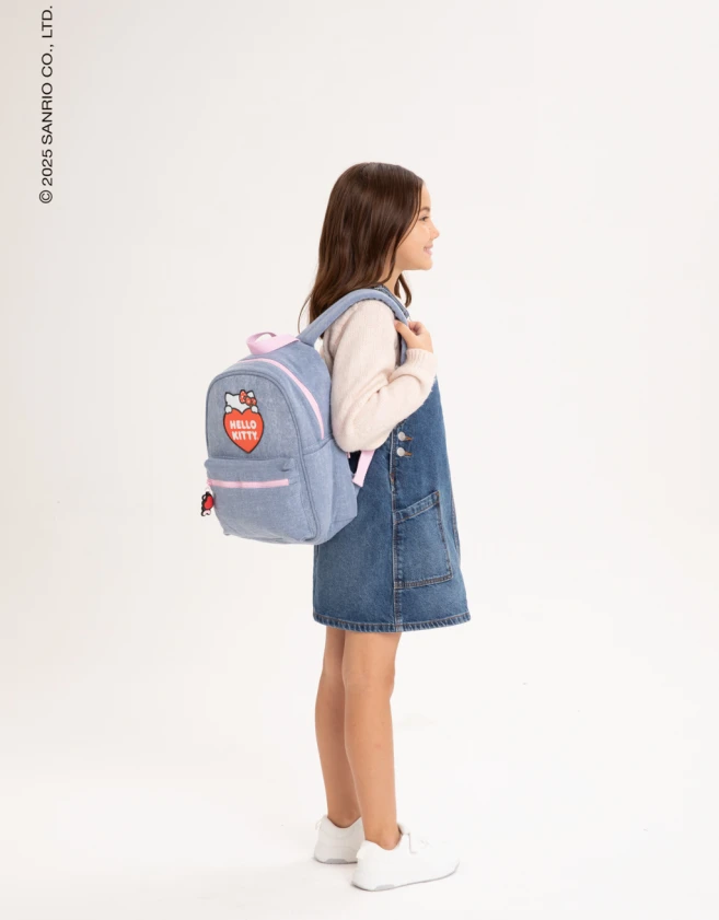 Mochilas y Carteras Infantiles Licencias Mochila Denim "hello Kitty" - Combinacion Multicolor