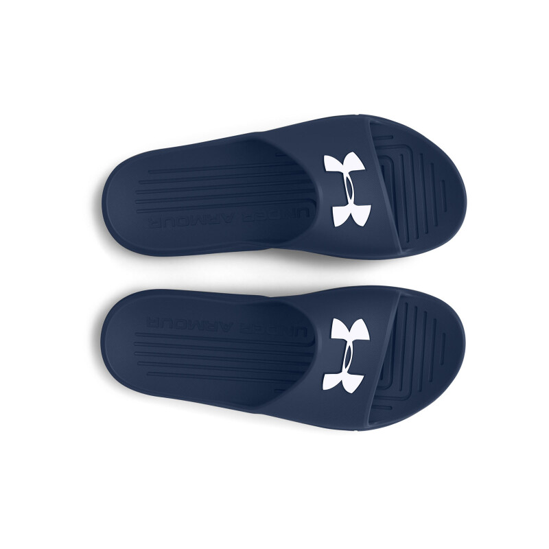 Ojota Chinela Under Armour de Hombre - 3021286-400 Azul Oscuro-blanco