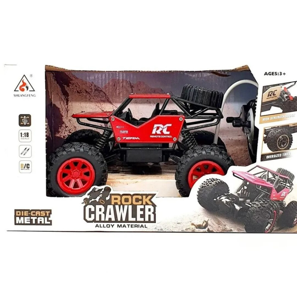 Auto Todoterreno Rock Crawler 4x4 ROJO