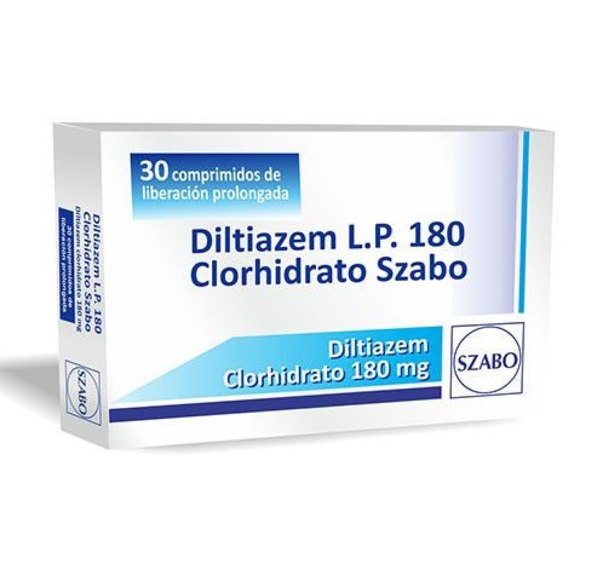 Diltiazem LP Szabo 180mg 30 Comprimidos 
